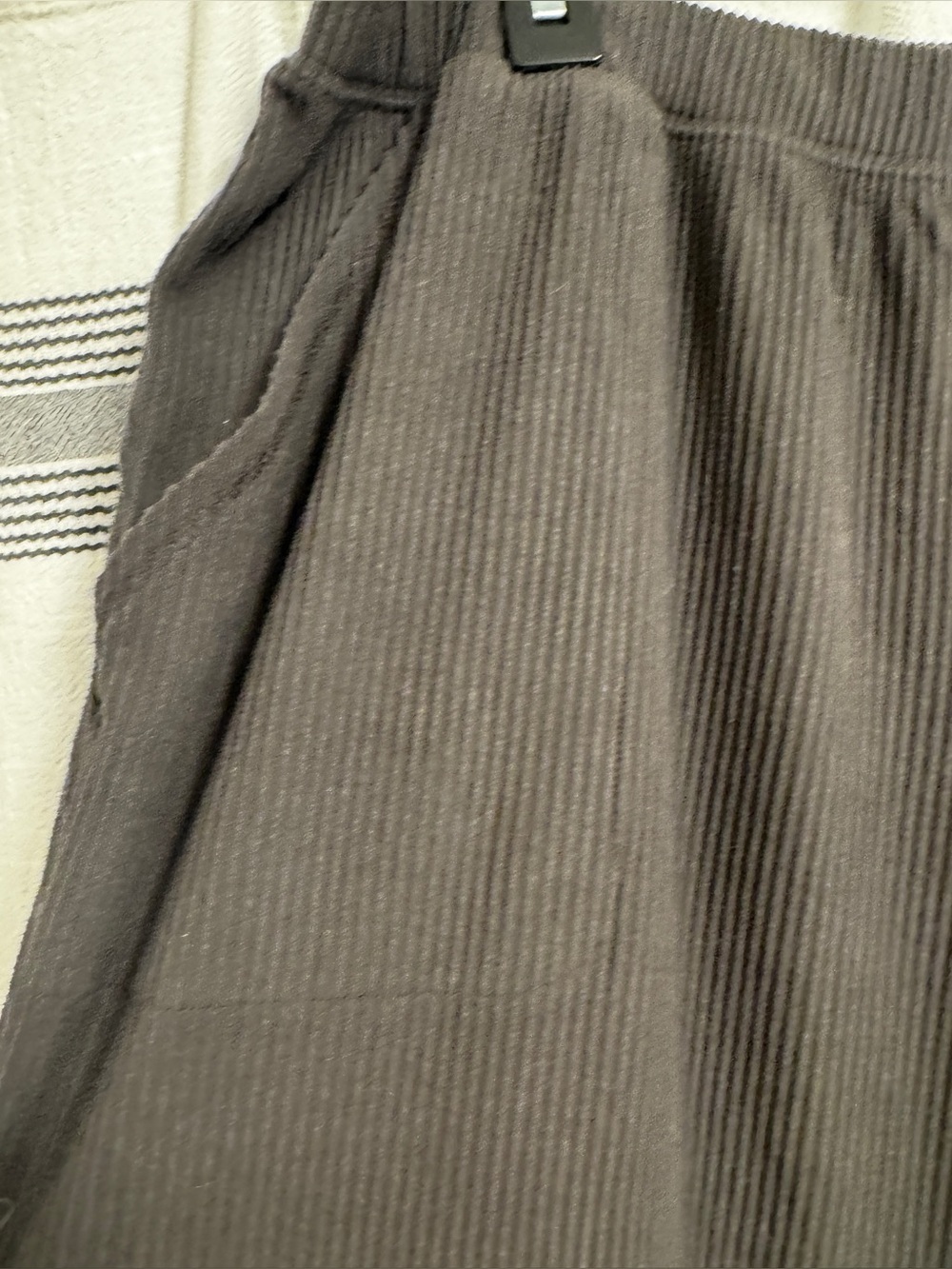 Brushed Rib Wide Leg Sleep Pant - Picture 5 of 7